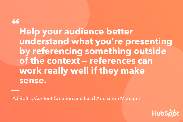 compare content to your passions interactive presentation idea
